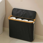 Eleganter Toilettenpapierhalter mit Schutzdeckel