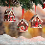 Zauberhafte LED-Gingerbread-Häuschen | Handgefertigte Weihnachtsdekoration