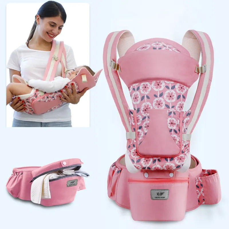 Ergonomisches Tragetuch für Babys – Bequeme Trage mit Stauraum