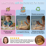 Zeichenbrett mit leuchtender LED-Beleuchtung für Kinder