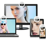 Praktisches Clip-On Licht für klare Aufnahmen