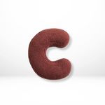 Elegant Velvet Decor Cushion with Letters – Available A to Z