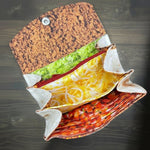 Burrito-inspiriertes Geldbeutel mit Magnetverschluss – Praktische Aufbewahrung