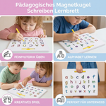 Magnetisches Schreibbrett für pädagogisches Lernen mit Kugeln