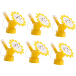 Wassertropfenaufsätze für Pflanzen – 6er Set mit Sonnenblumenmotiven