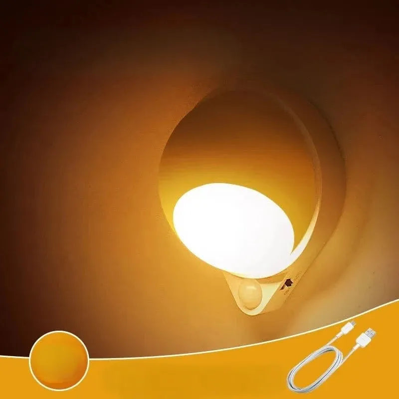 Smartes LED Nachtlicht mit Bewegungsmelder und USB-Ladefunktion (2er Set)