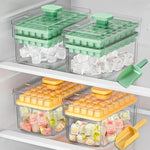 Ice Magic Ice Cube Tray with Lid and Container | 68 Cubes | BPA-Free