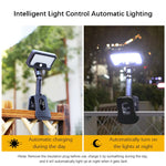 Sicherheits-Solarleuchte mit Bewegungssensor | 360° Anpassbar | Vier Lichtmodi | Wetterfest & USB-Ladung