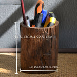 Handgefertigter Holzstifthalter – Einzigartiges und natürliches Design