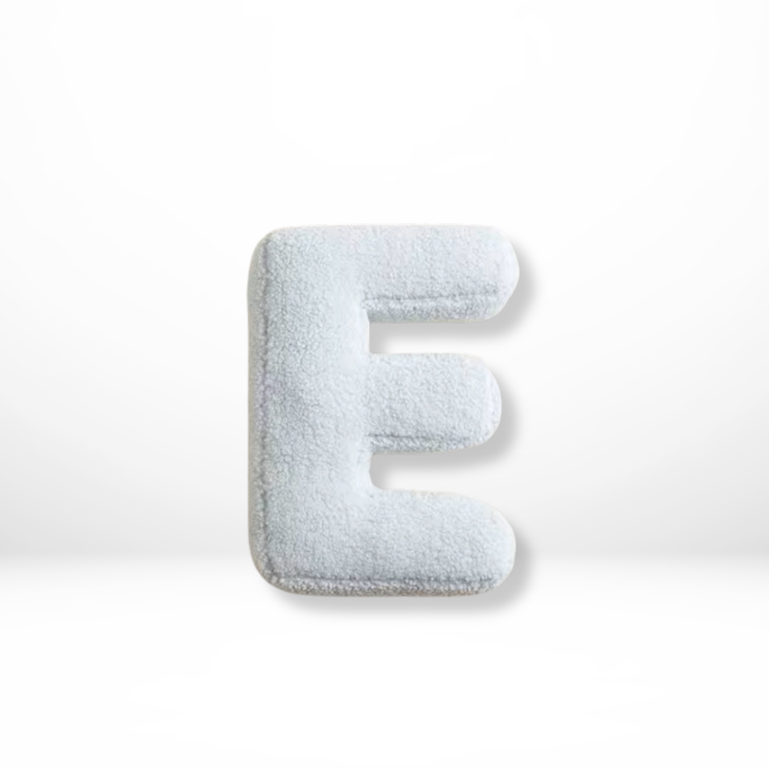 Elegant Velvet Decor Cushion with Letters – Available A to Z