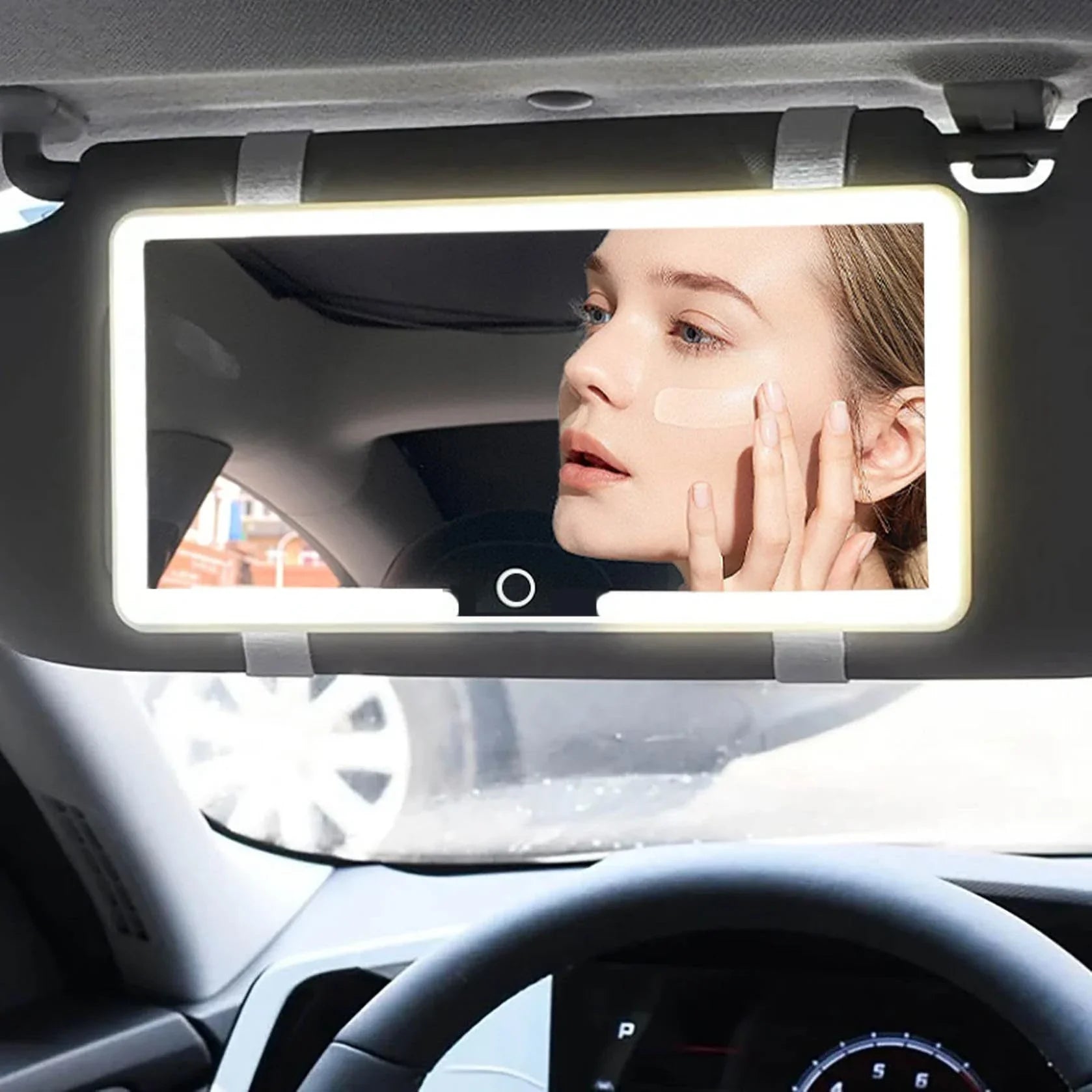 LuxeMirror – The Perfect Makeup Mirror for Your Car