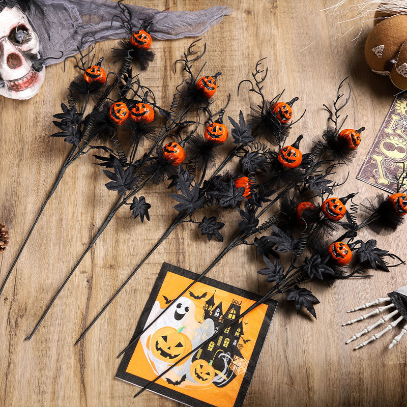 Schwarzer Kürzweig – Gruselige Halloween-Dekoration