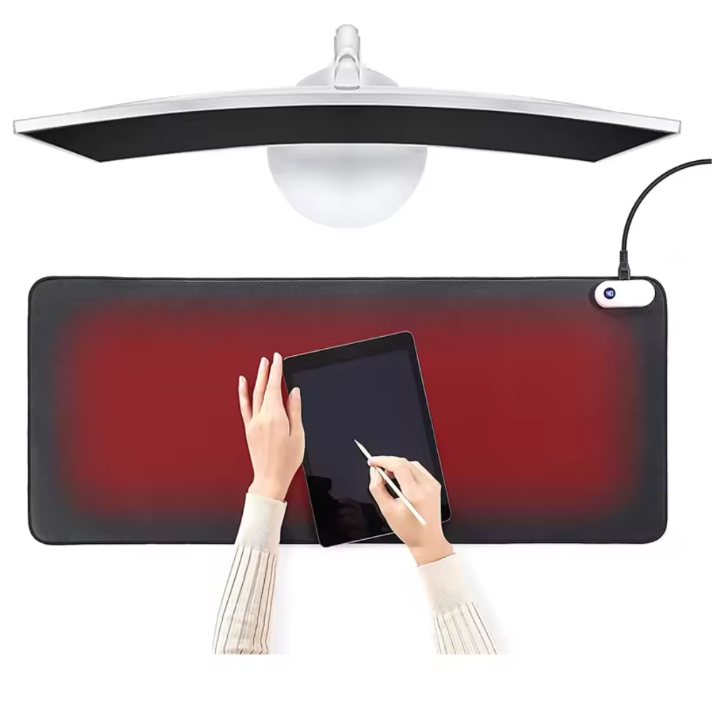 Heated Mat - Enjoy a comfortable workspace with instant warmth