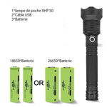 Hochleistungs-LED-Taschenlampe mit 90000 Lumen | Ultimative Vielseitigkeit