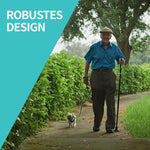Compact and customizable walking stick for enhanced safety