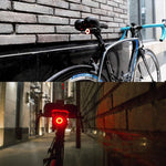 Intelligentes Rücklicht für Fahrräder – USB aufladbar mit Bremsensor