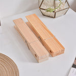 Praktischer Handtuchhalter aus Holz mit Clip