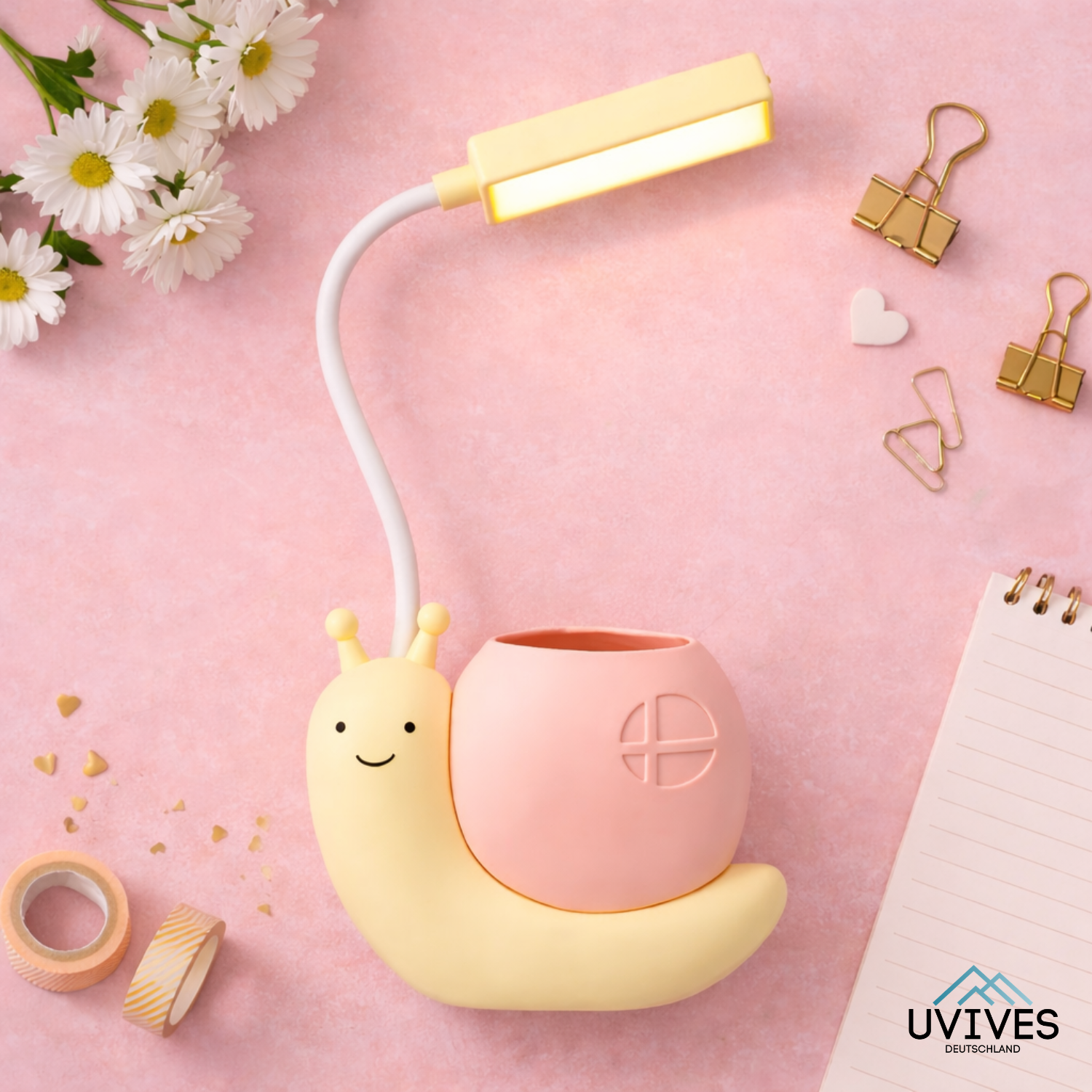 Gentle LED Desk Lamp – Eye-Friendly Light for Your Focus