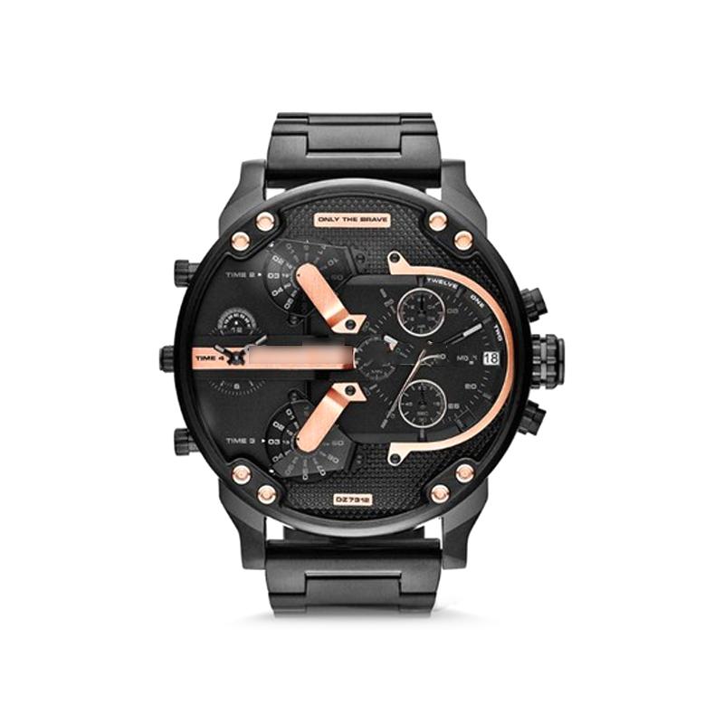 Elegante Quarzchronographuhr aus Edelstahl