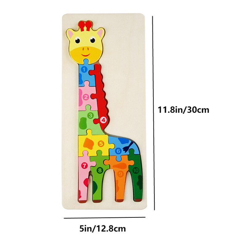 Tierpuzzle für neugierige Kinder - Entdecker-Puzzle