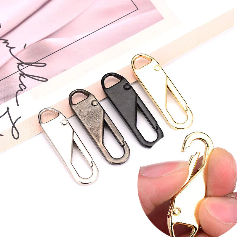 Universelle Metall-Reißverschlussanhänger - 10er Set