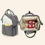 Multifunktionaler Rucksack für Eltern – Baby Wickeltasche mit USB-Anschluss
