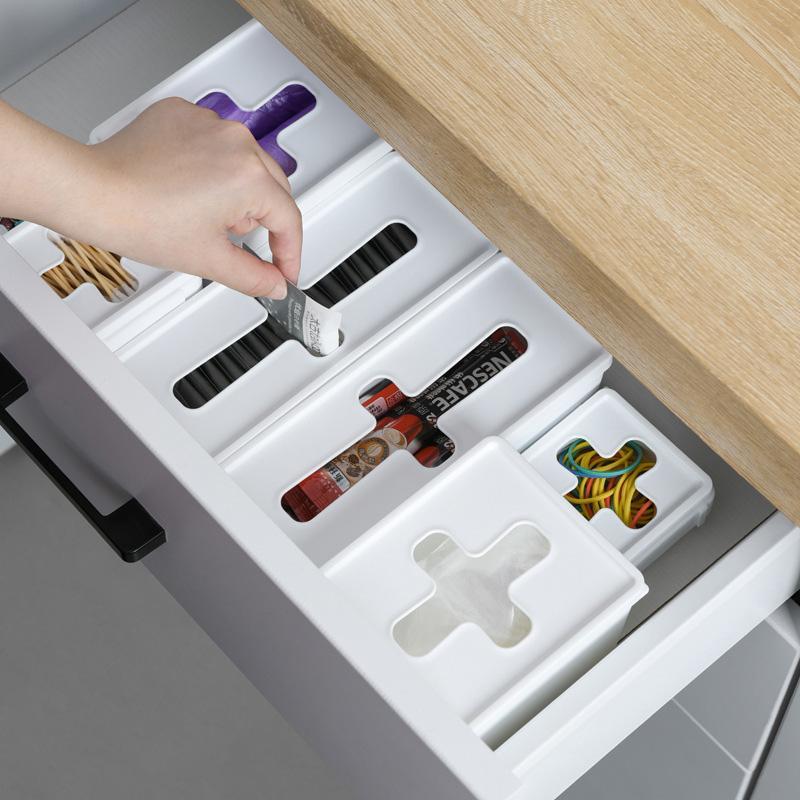 Aufbewahrungsbox für den Schreibtisch mit Deckel