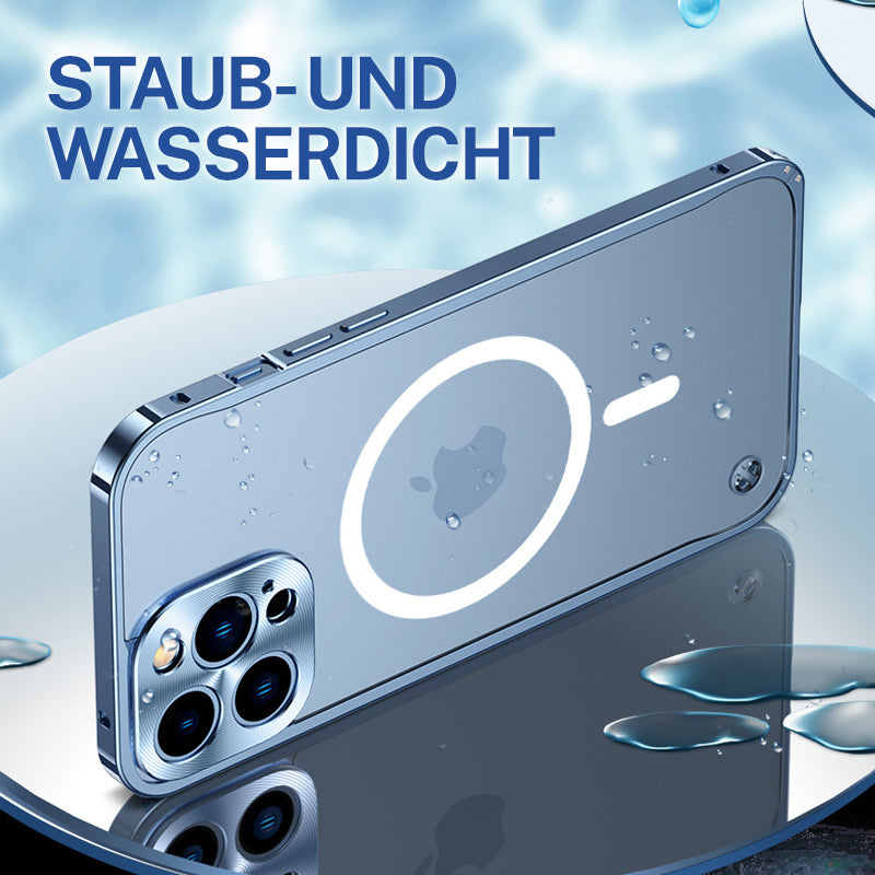 Stilvolles Magnetisches Handyhülle für iPhone mit Metallrahmen