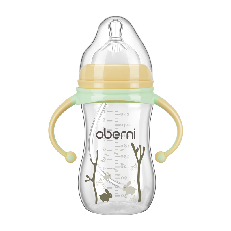 Weithals-Babyflasche mit Griff – Flasche für Neugeborene