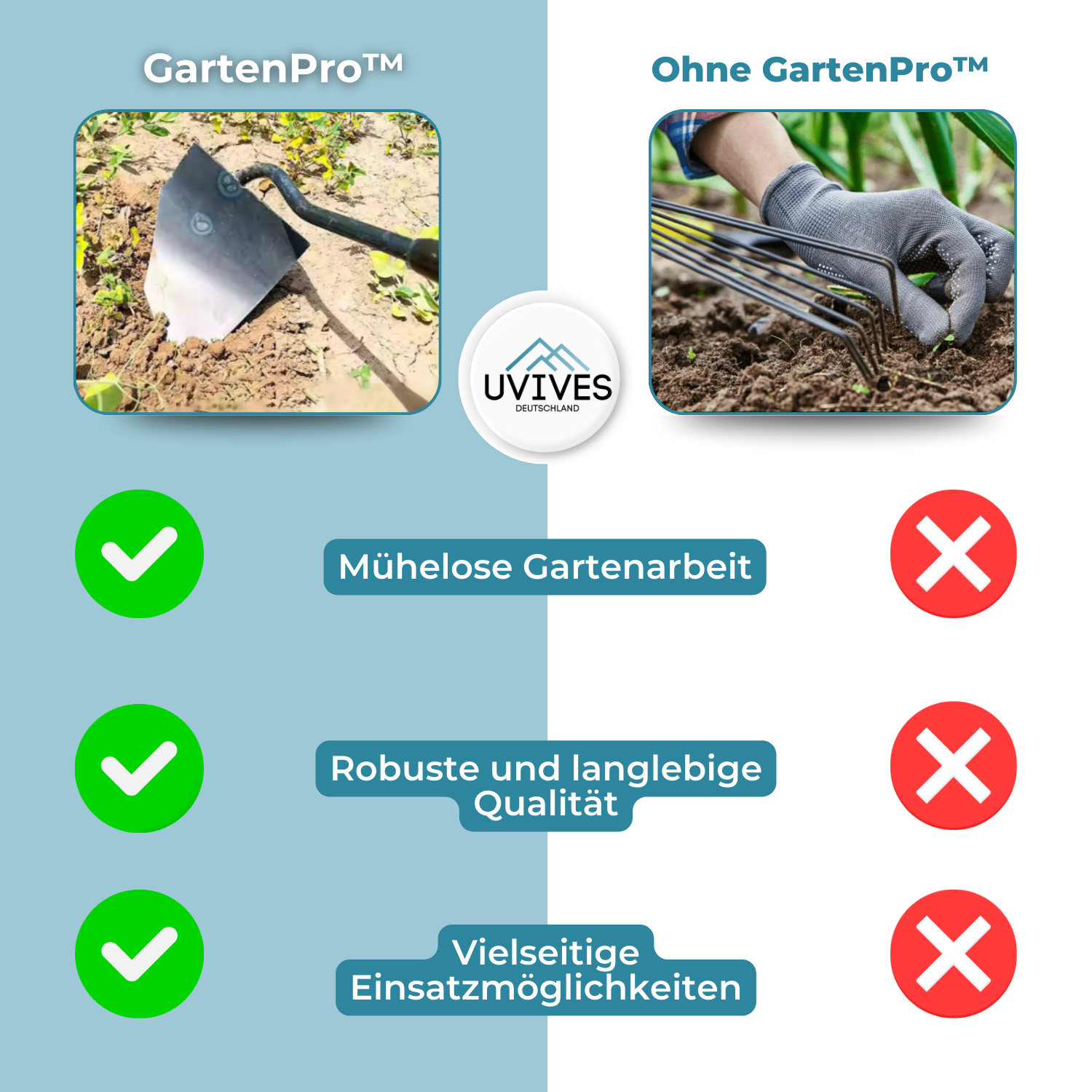 Efficient Garden Care with a Robust Stainless Steel Hoe