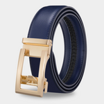 Stylish Men's Belt with Automatic Buckle | Elegance & Flexibility