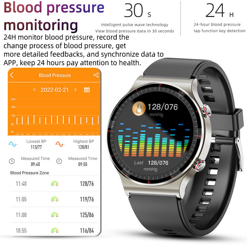 Smart health smartwatch with ECG and blood oxygen measurement
