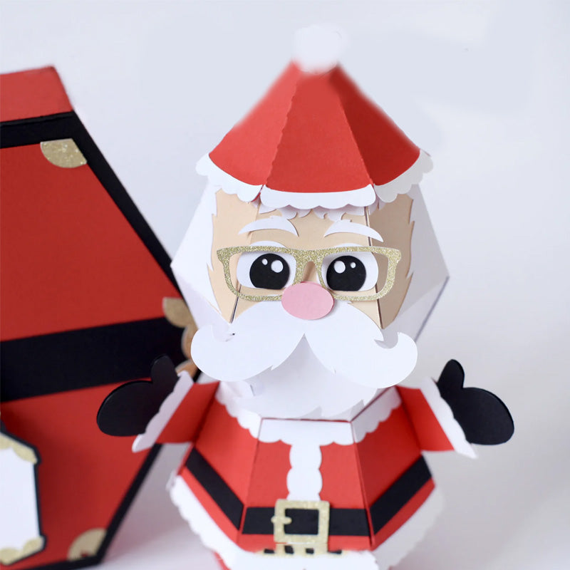 3D Pop-Up Karte - Santa Gag