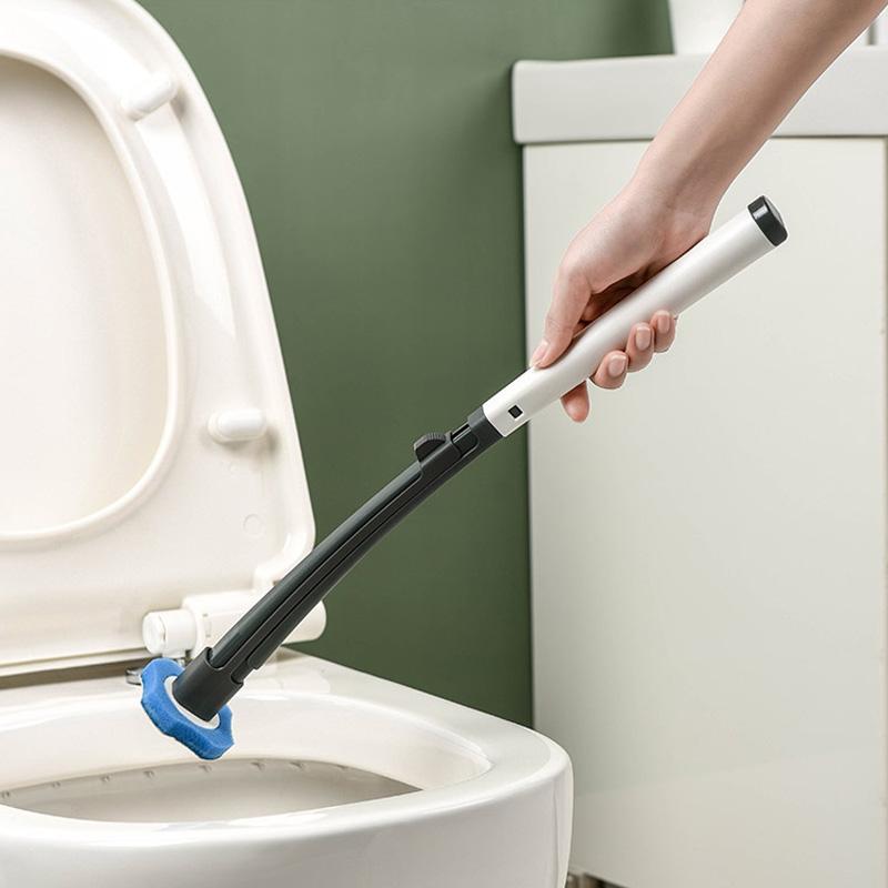 Toilettenbürste mit Einweg-Schwammköpfen – Hygienisches Reinigungssystem