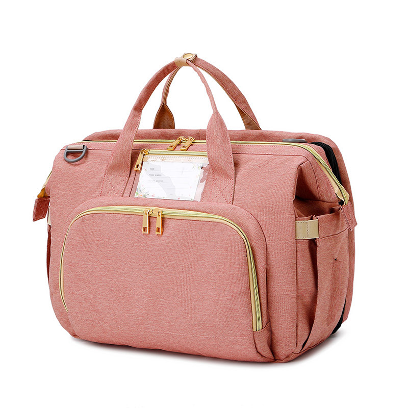 Wickeltasche mit integriertem, tragbarem Babybett – 3-in-1 Lösung