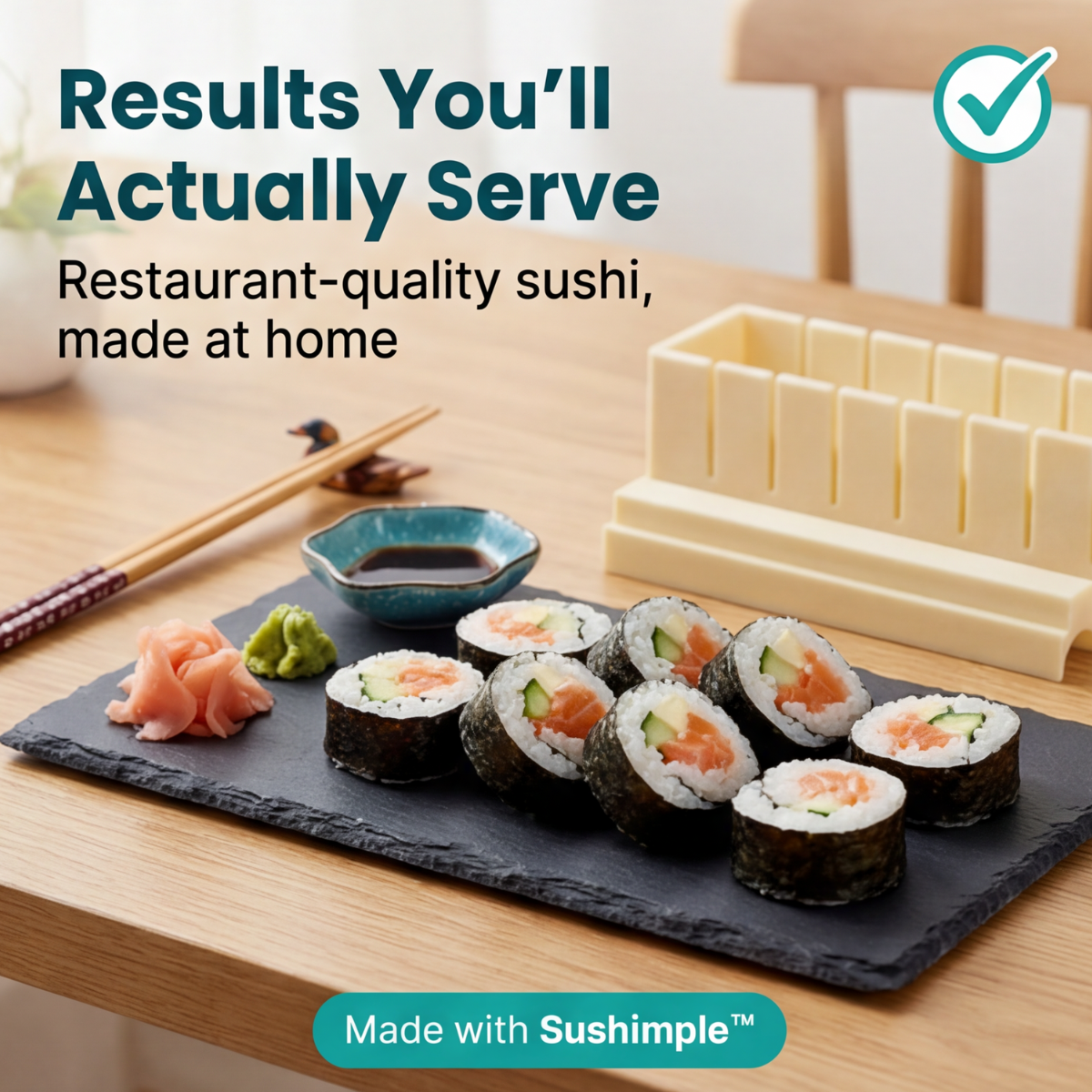 Sushi-Formset – Perfekte Rollen ohne Technik