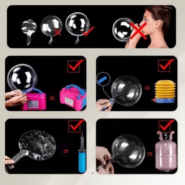 Leuchtende Ballons - 10er Set für stimmungsvolle Anlässe