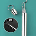 Hochwertiges Edelstahl-Zahnstocher-Set (7 Teile) | Dentisafe