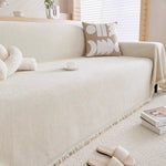 Eleganter Sofaüberwurf für Stil und Schutz im Wohnzimmer