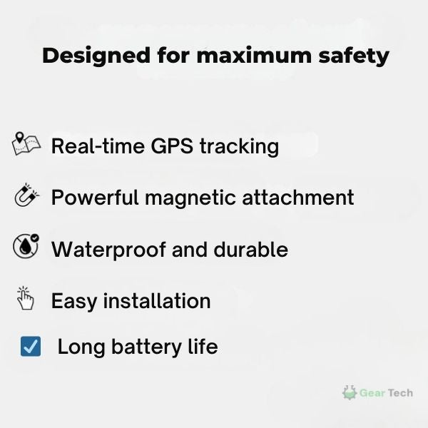 Sicherheits-GPS für Motorräder | Wasserdicht, Magnetisch & Gebührenfrei