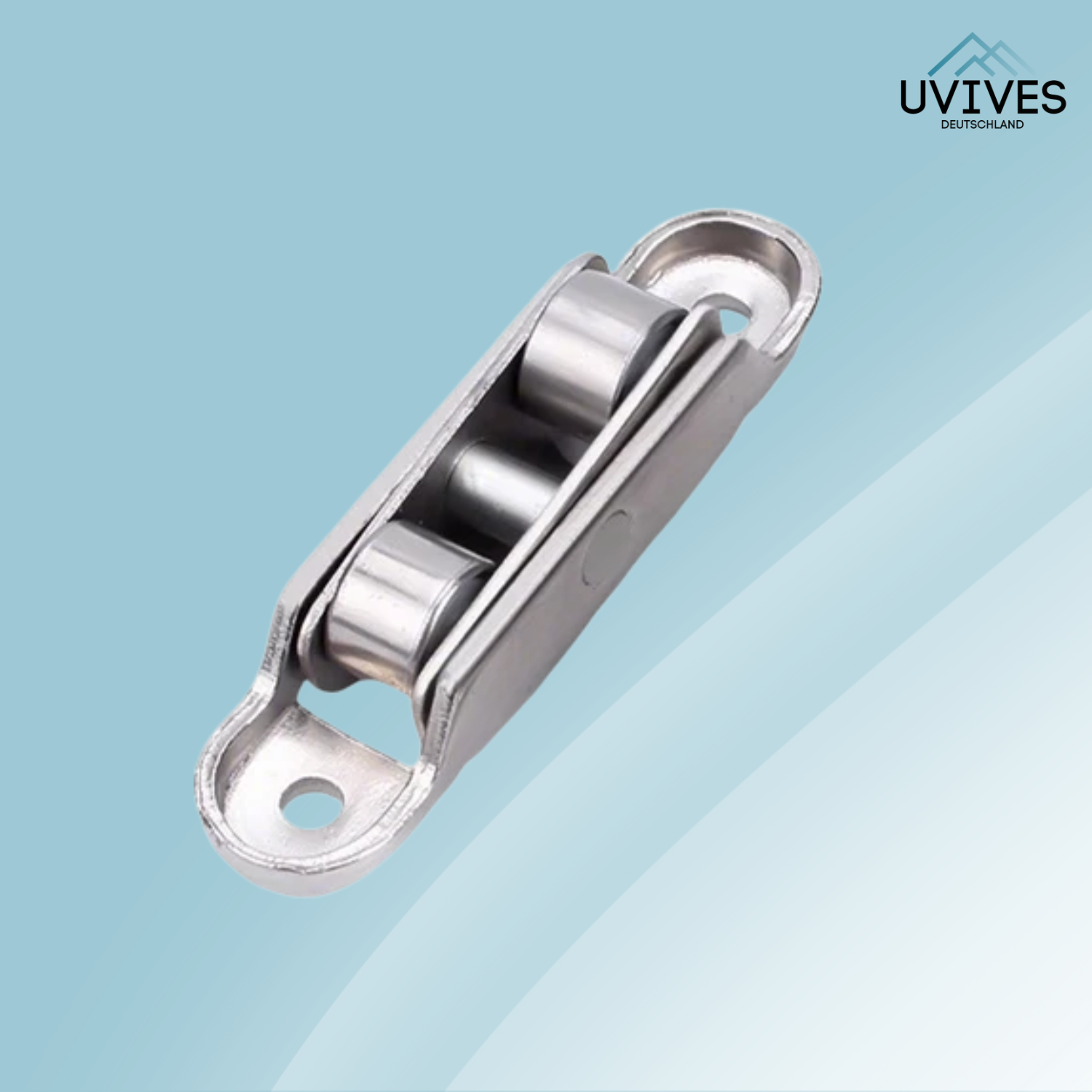 Quiet and smoothly gliding rollers for PVC windows