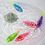 Elektronischer Schwimmfisch mit LED-Beleuchtung