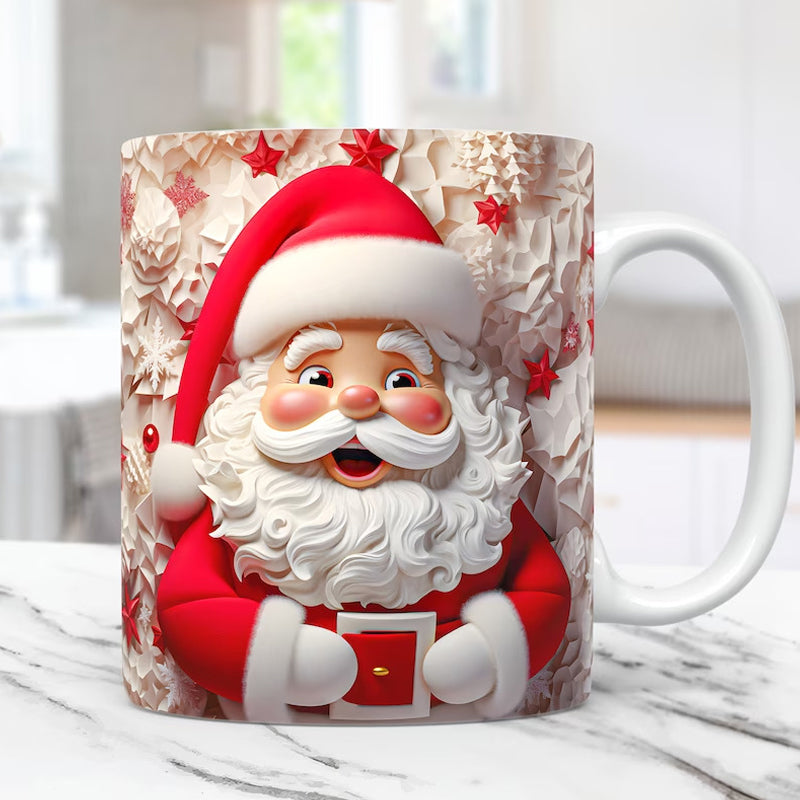 3D Luftige Weihnachtsbecherumhüllung