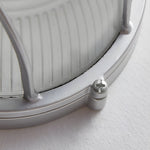 Elegant outdoor wall light in retro industrial style – Oval or Round