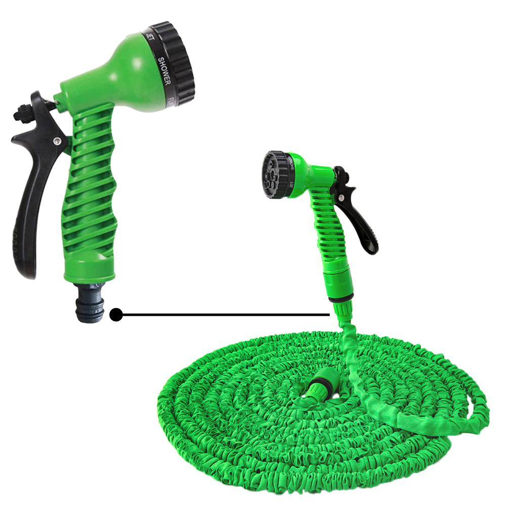 Flexible Garden Hose with 7 Spray Modes