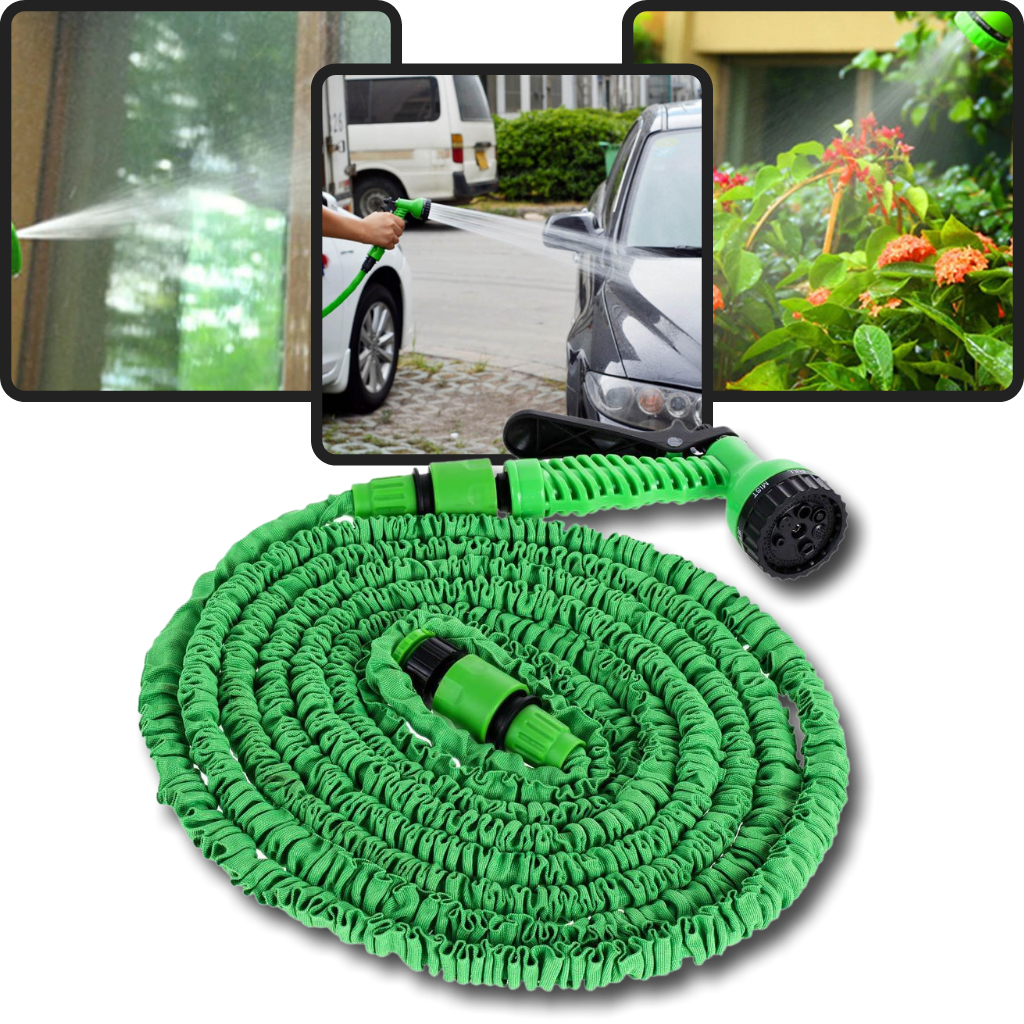 Flexible Garden Hose with 7 Spray Modes