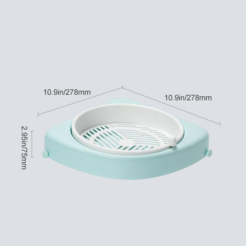 Eckregal mit drehbarem Design für das Badezimmer