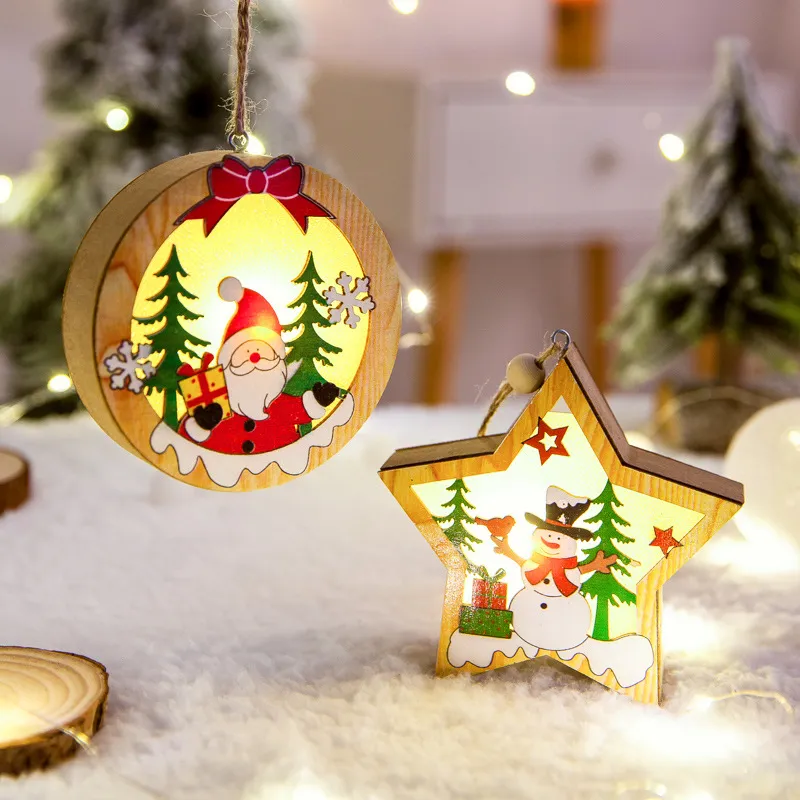 Hängende Lichtbox für Weihnachtsbaumdekoration