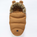 Schlafsack mit Kapuze für Babys und Neugeborene – warmer Kinderwagen
