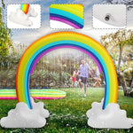 Aufblasbarer Regenbogen-Spritzbogen